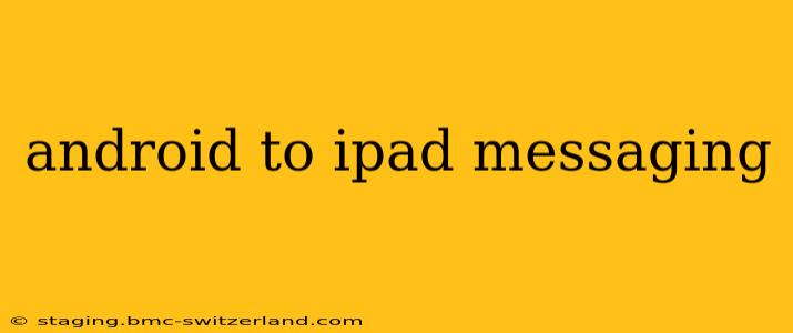 android to ipad messaging