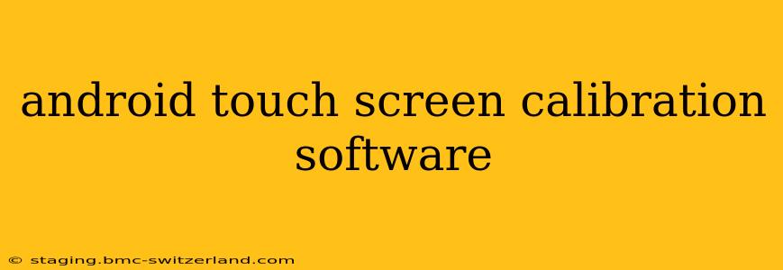 android touch screen calibration software