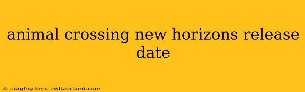 animal crossing new horizons release date