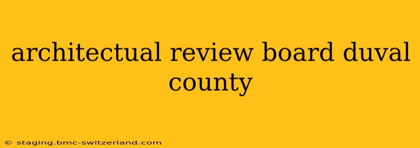 architectual review board duval county