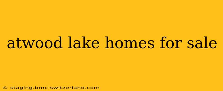 atwood lake homes for sale