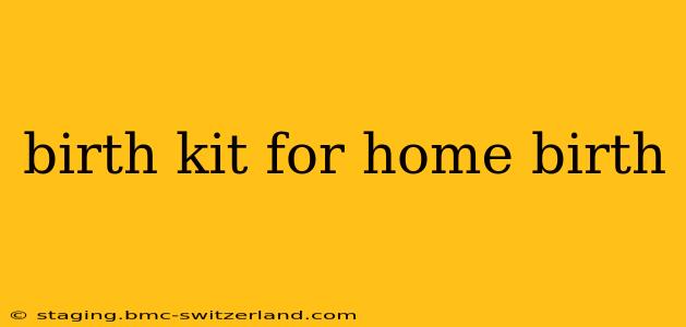 birth kit for home birth
