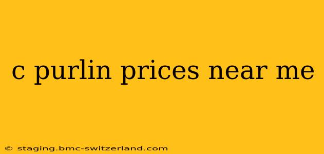 c purlin prices near me