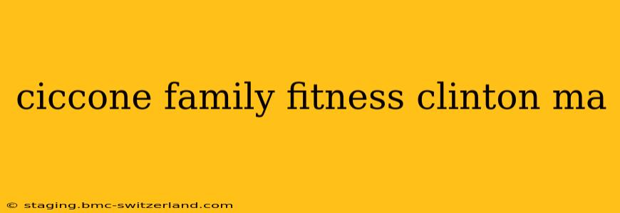 ciccone family fitness clinton ma