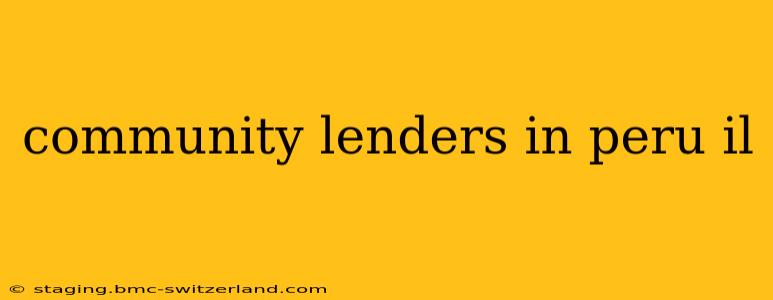 community lenders in peru il
