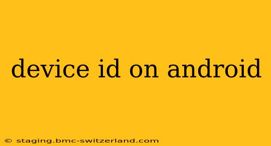 device id on android