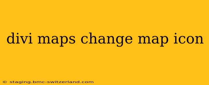 divi maps change map icon