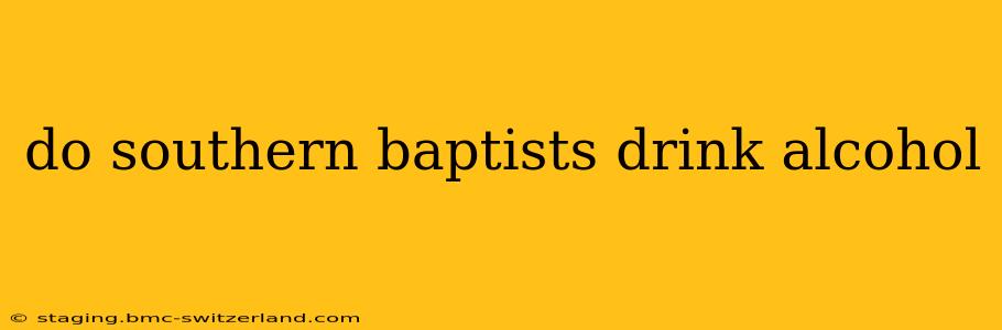 do southern baptists drink alcohol