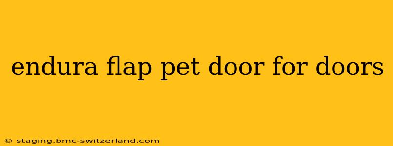 endura flap pet door for doors