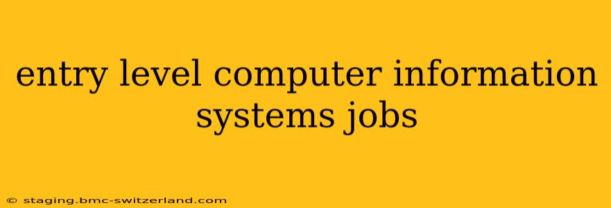 entry level computer information systems jobs