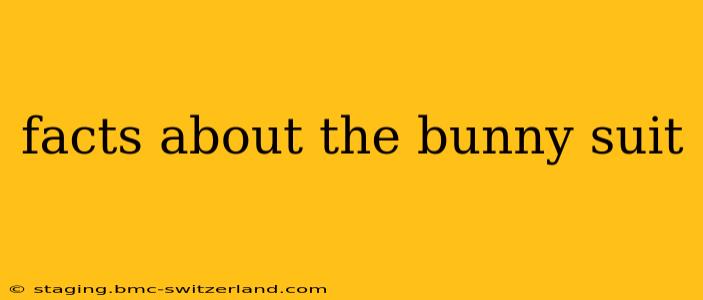 facts about the bunny suit