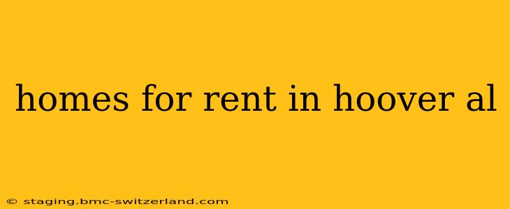 homes for rent in hoover al