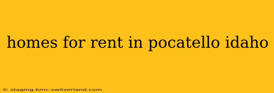 homes for rent in pocatello idaho