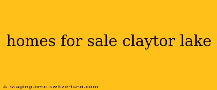 homes for sale claytor lake