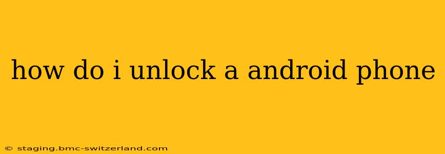 how do i unlock a android phone
