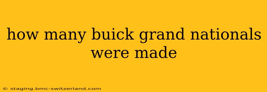 how many buick grand nationals were made