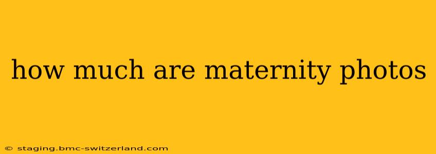 how much are maternity photos