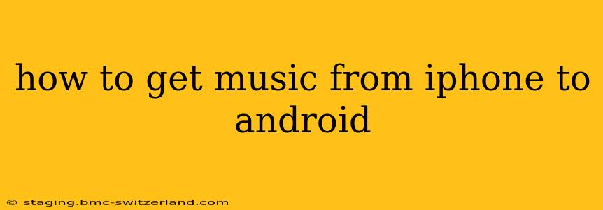 how to get music from iphone to android