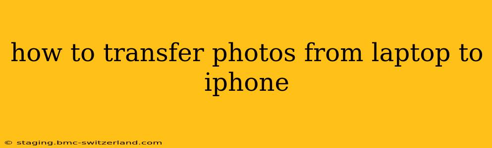 how to transfer photos from laptop to iphone