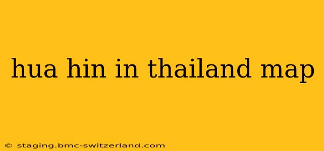 hua hin in thailand map