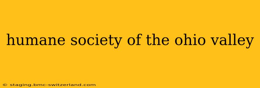 humane society of the ohio valley