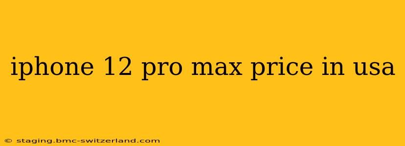 iphone 12 pro max price in usa