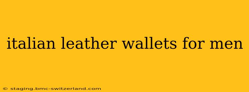 italian leather wallets for men