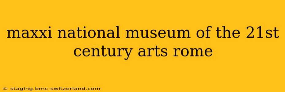 maxxi national museum of the 21st century arts rome