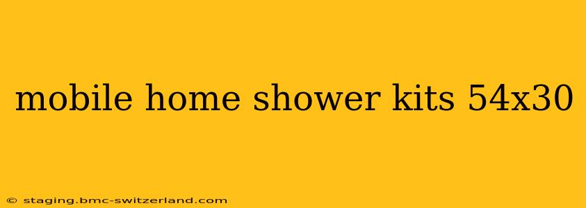 mobile home shower kits 54x30