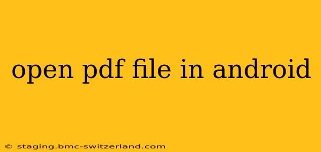 open pdf file in android