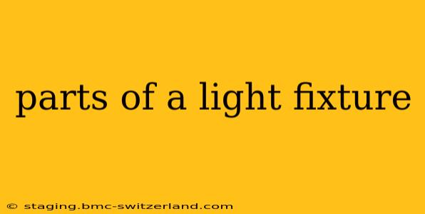 parts of a light fixture
