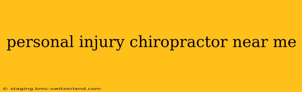 personal injury chiropractor near me