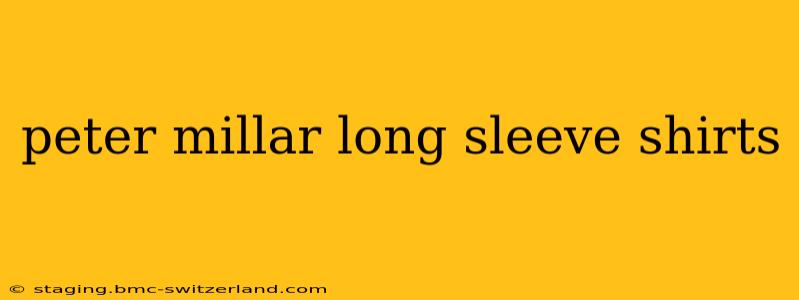 peter millar long sleeve shirts