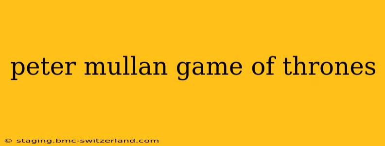 peter mullan game of thrones