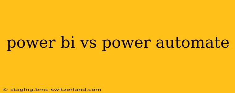 power bi vs power automate