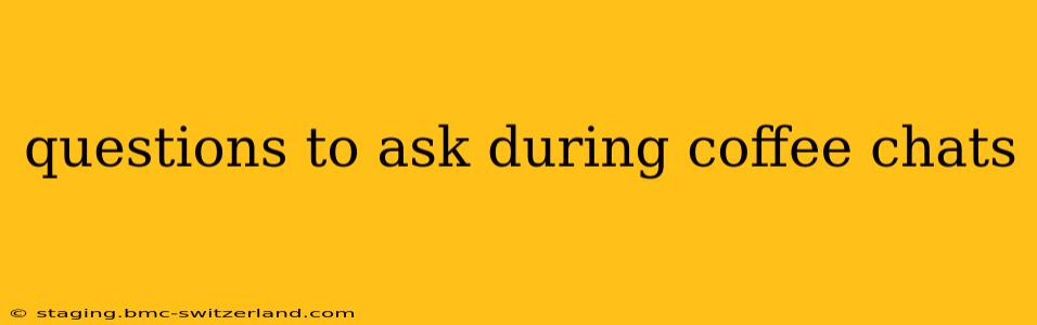 questions to ask during coffee chats