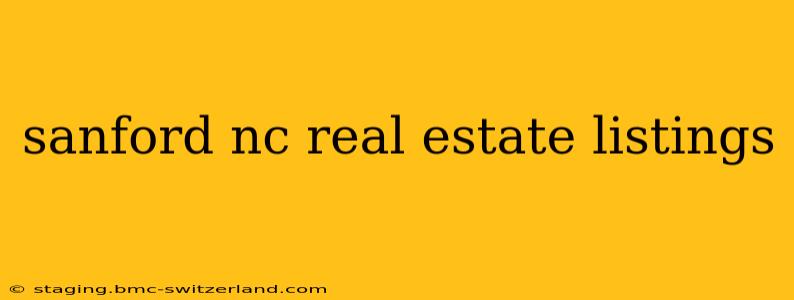 sanford nc real estate listings