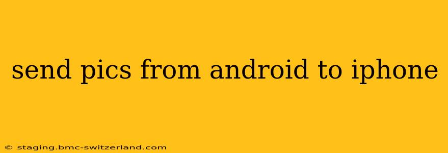 send pics from android to iphone