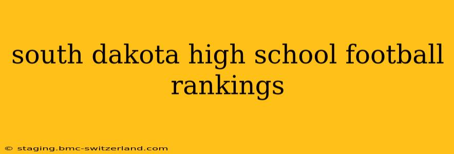 south dakota high school football rankings