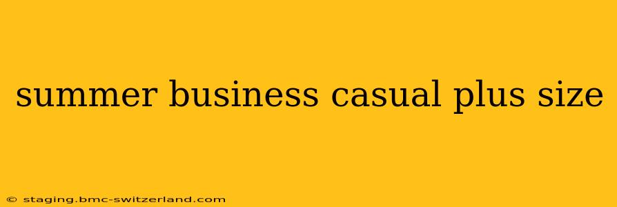 summer business casual plus size
