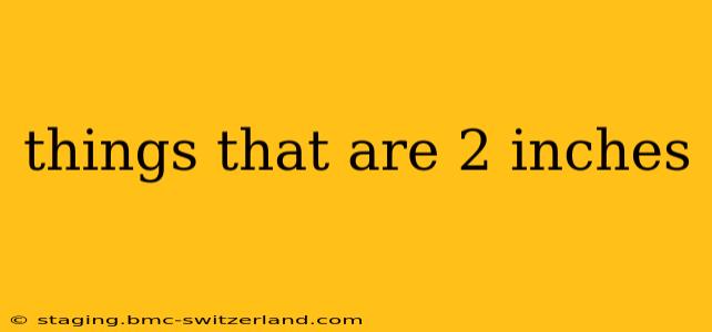 things that are 2 inches