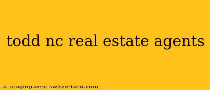 todd nc real estate agents