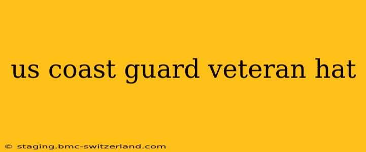 us coast guard veteran hat