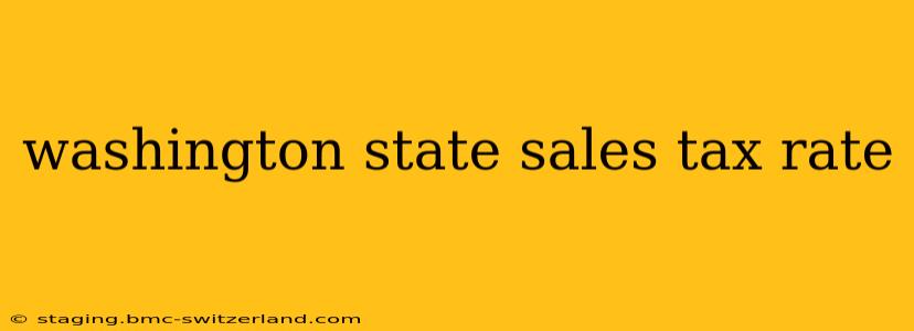 washington state sales tax rate