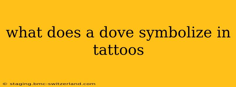 what does a dove symbolize in tattoos