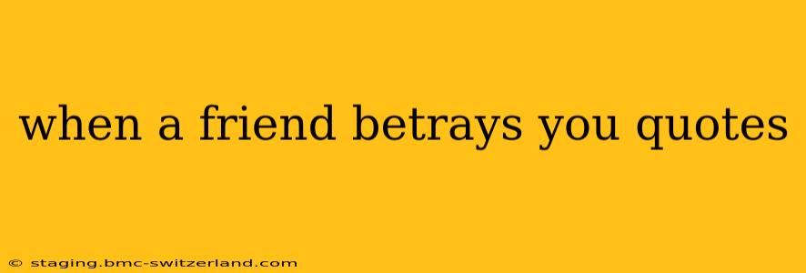 when a friend betrays you quotes