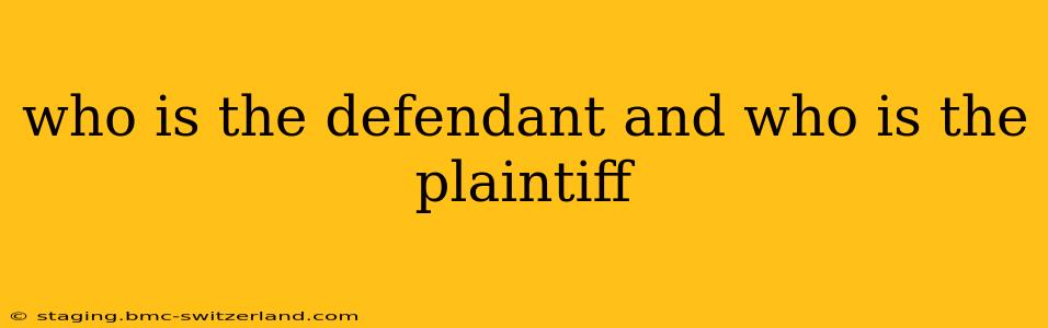 who is the defendant and who is the plaintiff