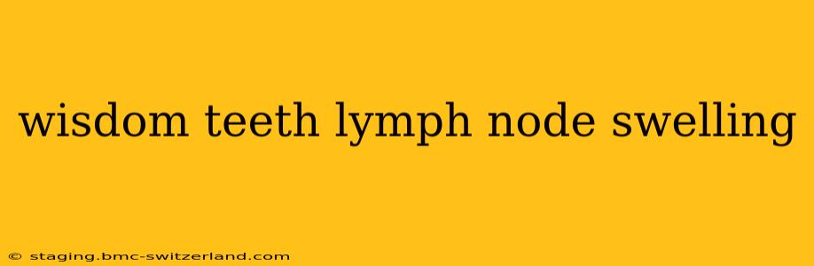 wisdom teeth lymph node swelling